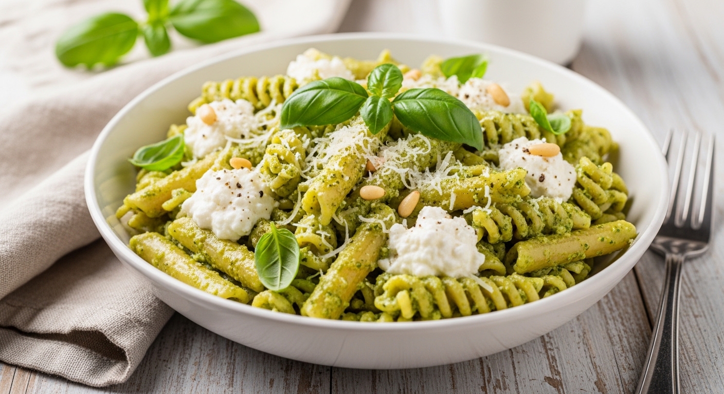 Cottage Cheese Pesto Pasta: A Creamy, Protein-Packed Dish You’ll Crave