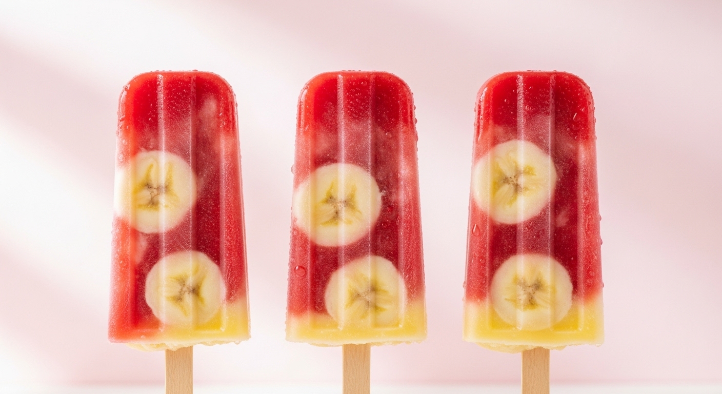 Strawberry Banana Popsicles: A Refreshing, Creamy Summer Treat That Melts in Your Mouth