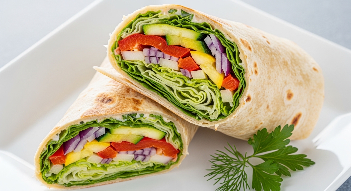 Grilled Veggie Caesar Wraps: A Crispy, Creamy Summer Sensation