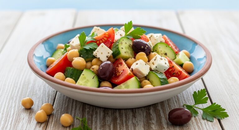 A Fresh Mediterranean Chickpea Salad That’s More Than Just a Side Dish