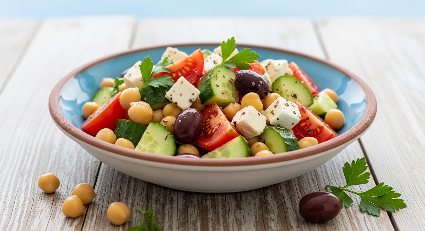 A Fresh Mediterranean Chickpea Salad That’s More Than Just a Side Dish