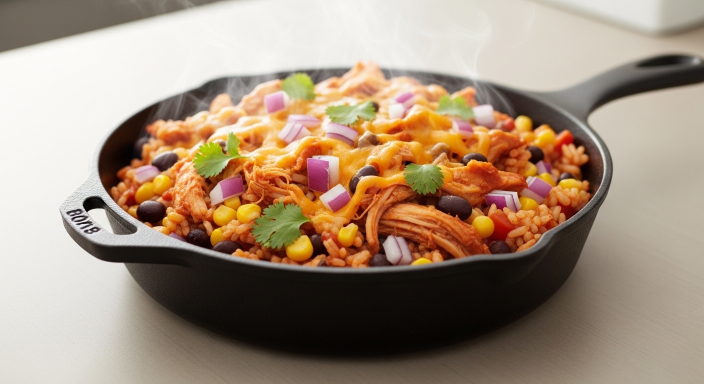 BBQ Chicken Rice Skillet: The Ultimate One-Pan Comfort Meal