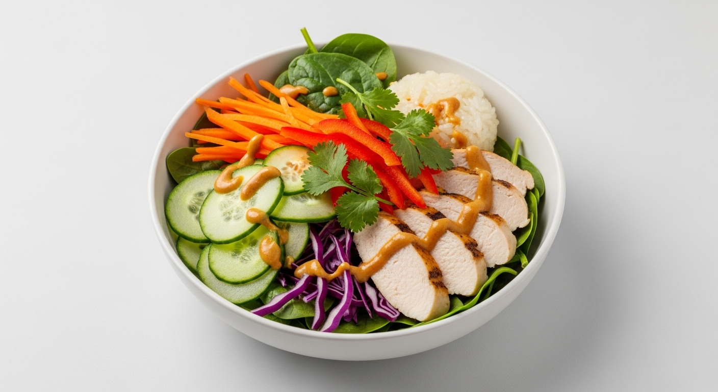 Chilled Thai Chicken Bowls: A Refreshing Twist on a Classic Favorite