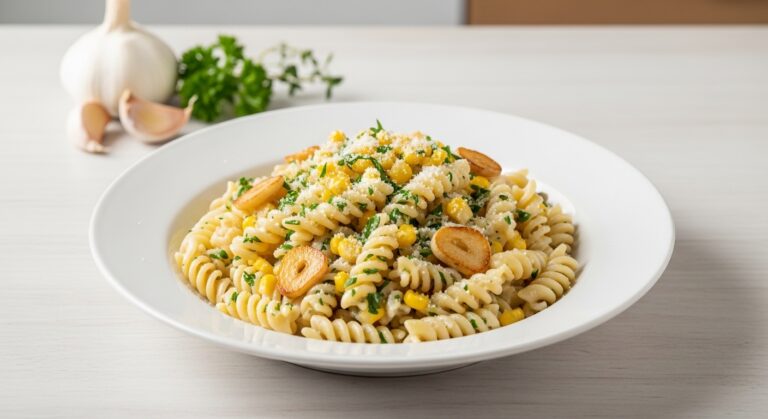 Garlic Parmesan Corn Pasta: The Ultimate Comfort Food You’ll Crave Every Time