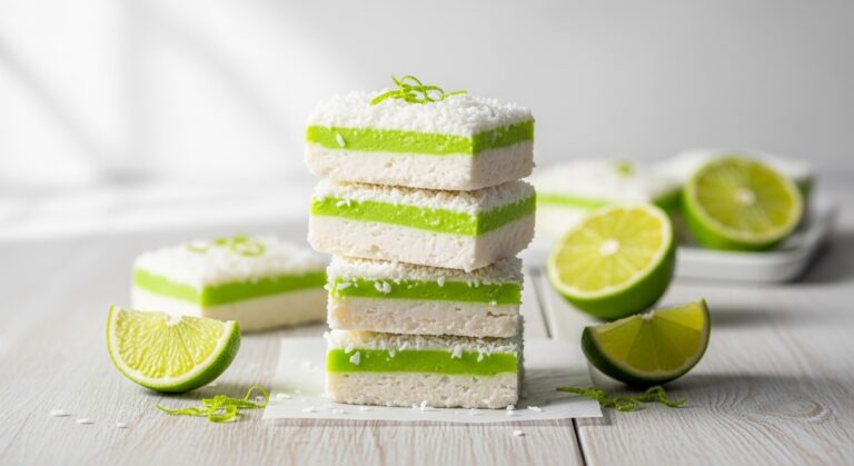 Frozen Coconut Lime Bars: A Tropical Escape in Every Bite