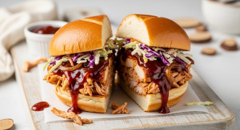 BBQ Pulled Chicken Sandwiches: The Ultimate Comfort Food That’s Smoky, Saucy, and Irresistibly Delicious