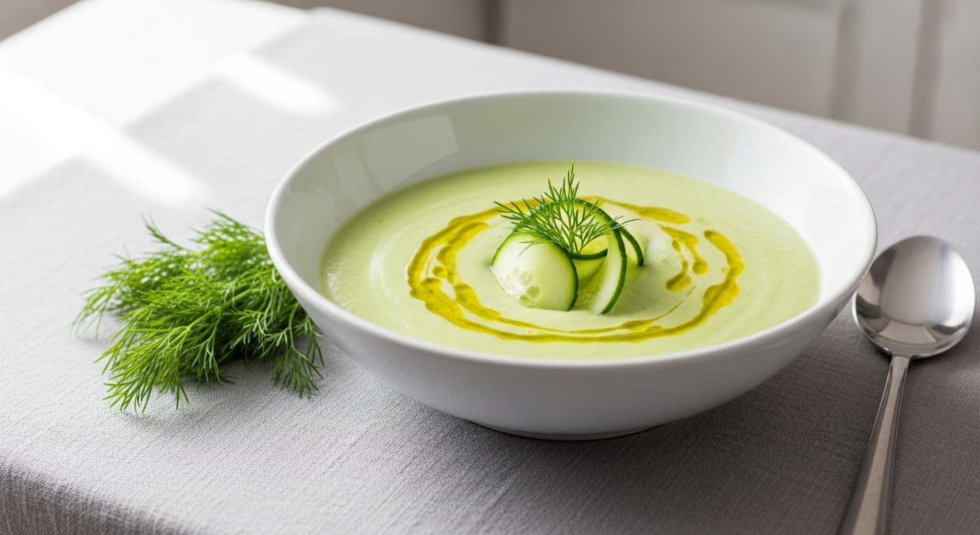 Chilled Cucumber Soup: The Coolest Comfort in a Bowl