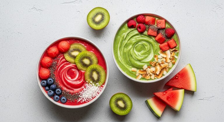 Watermelon Kiwi Smoothie Bowls: A Refreshing, Vibrant Start to Your Day