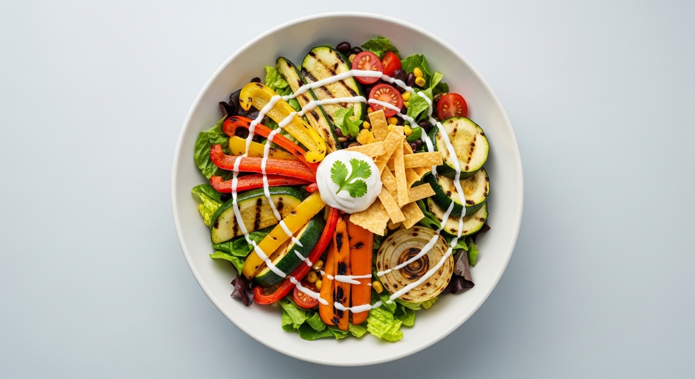 Grilled Veggie Taco Salad: A Fresh, Smoky, and Satisfying Summer Dish
