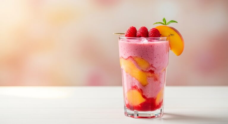 Peach Raspberry Smoothie: A Refreshing Summer Treat You’ll Crave Every Day