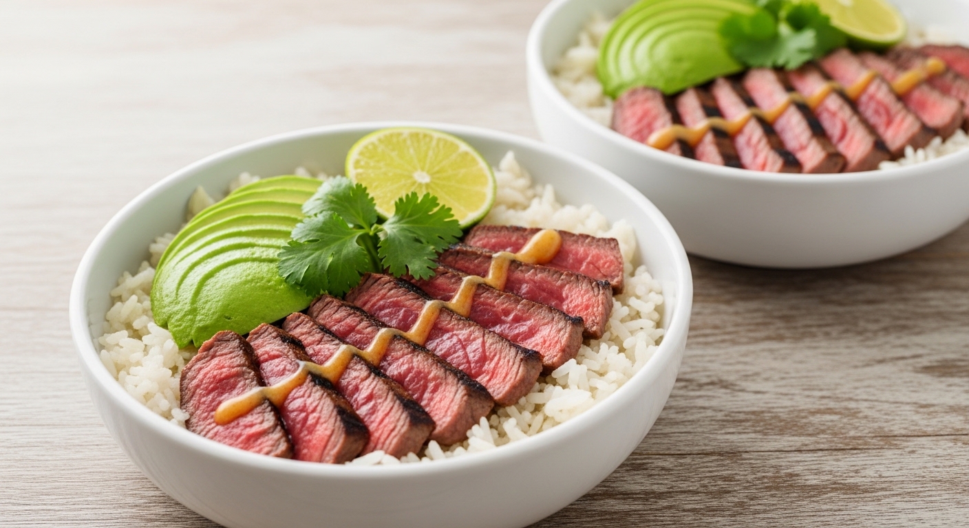Grilled Steak Rice Bowls – A Juicy, Flavor-Packed Meal Ready in Minutes