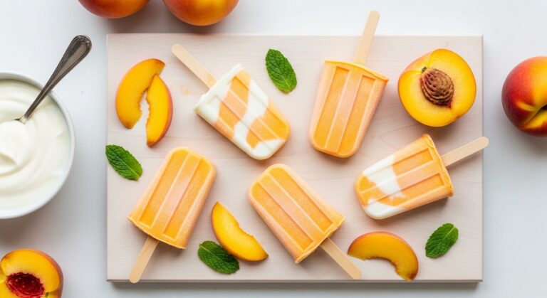 Frozen Peach Yogurt Pops: A Cool, Creamy Summer Treat You’ll Crave Every Day