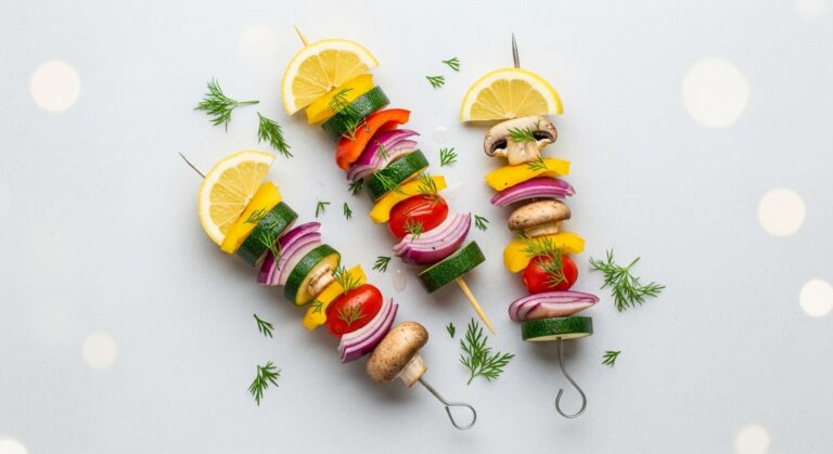 The Secret to Perfectly Balanced Lemon Dill Veggie Skewers