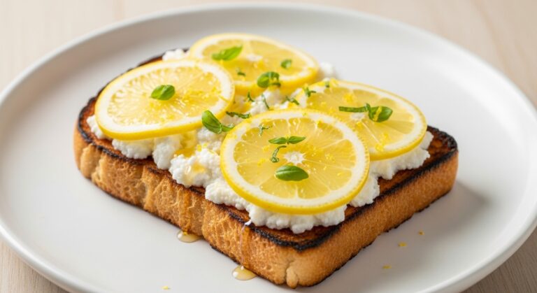 Perfect Lemon Ricotta Toast: A Bright, Creamy Breakfast You’ll Crave