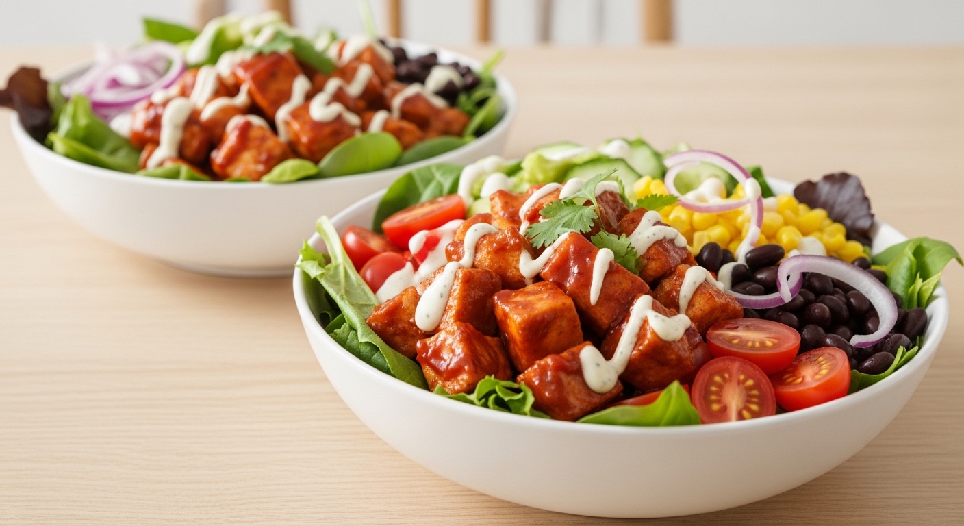 BBQ Chicken Salad Bowls: The Perfect Weeknight Meal That’s Smoky, Fresh, and Irresistible