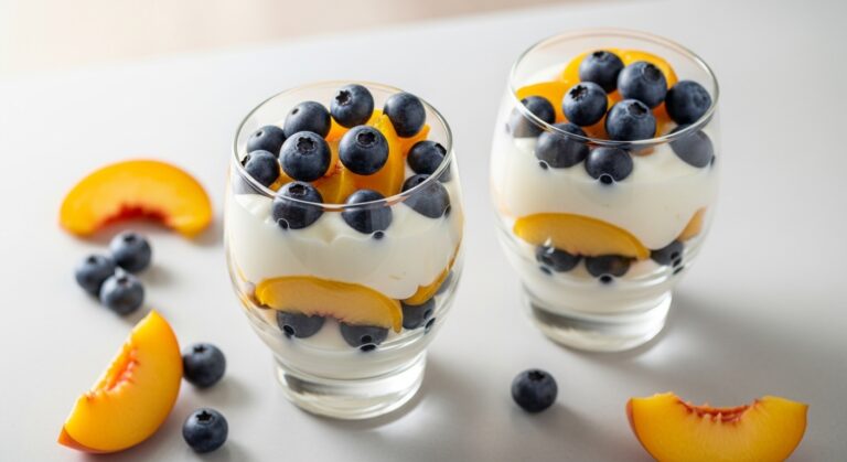 Peach Blueberry Yogurt Parfaits: A Refreshing, No-Cook Breakfast You’ll Crave
