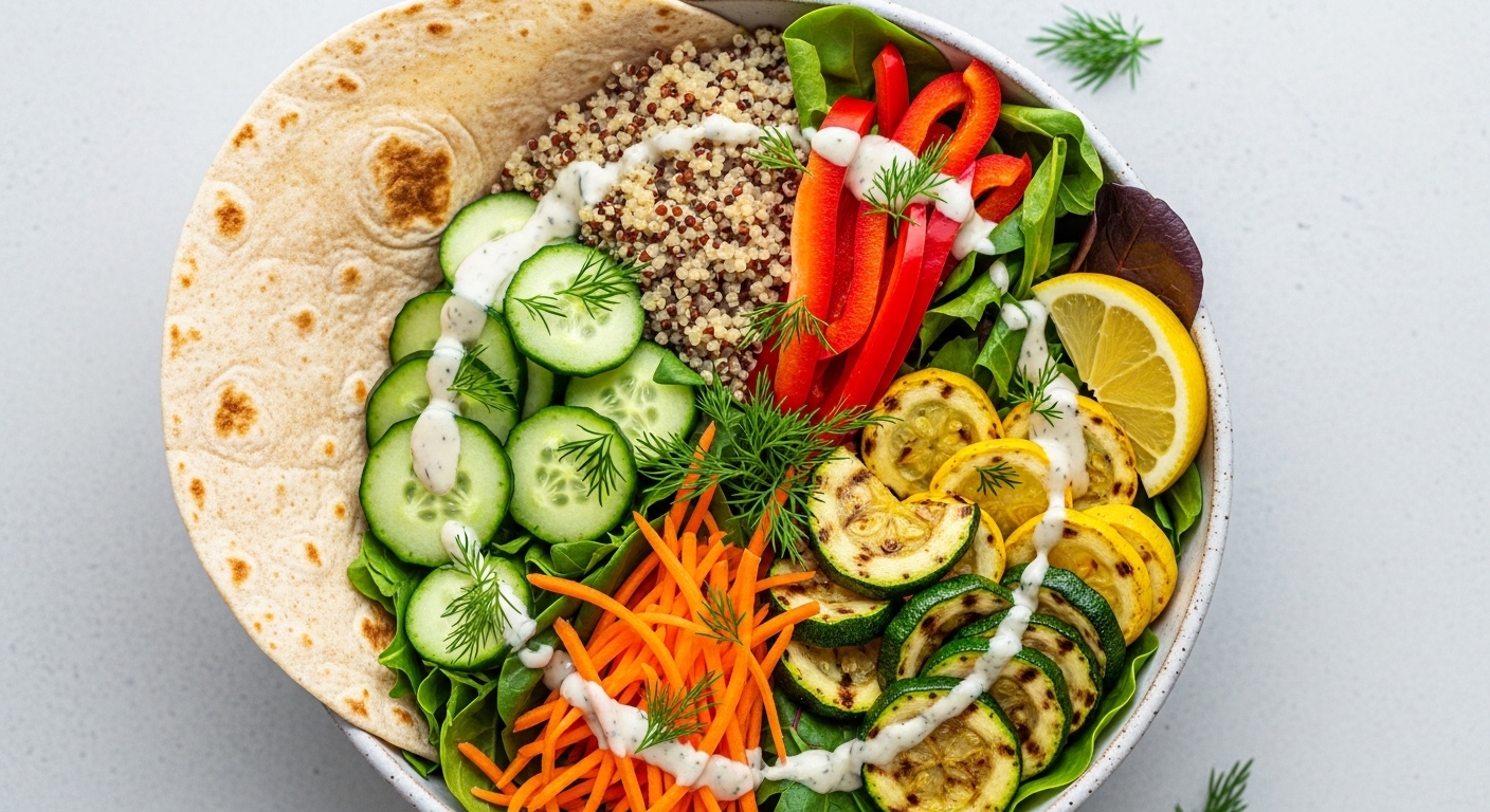 Why Lemon Dill Veggie Wrap Bowls Are Your New Favorite Healthy Lunch