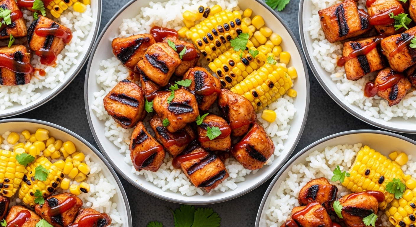 BBQ Chicken Corn Rice Bowls – A Flavor-Packed Meal You’ll Crave Again and Again