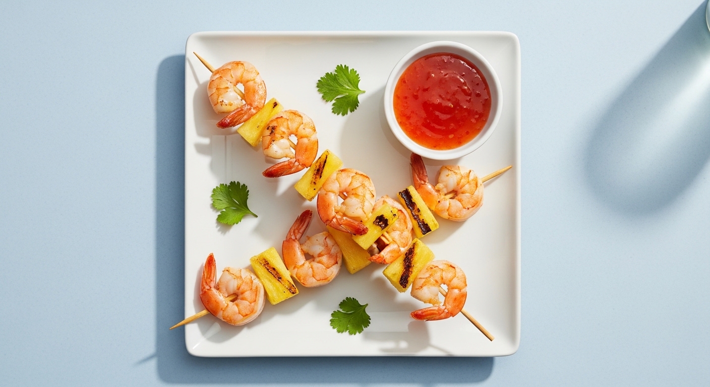 Shrimp Pineapple Skewers: A Tropical Twist on Grilled Perfection