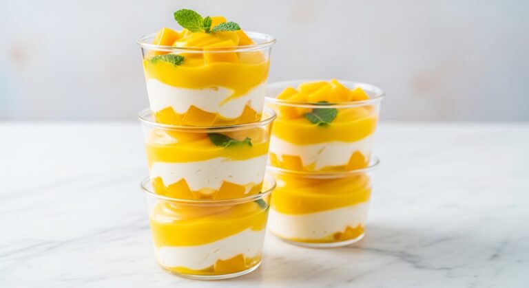Frozen Mango Yogurt Cups: A Creamy, Refreshing Dessert You’ll Crave Every Summer