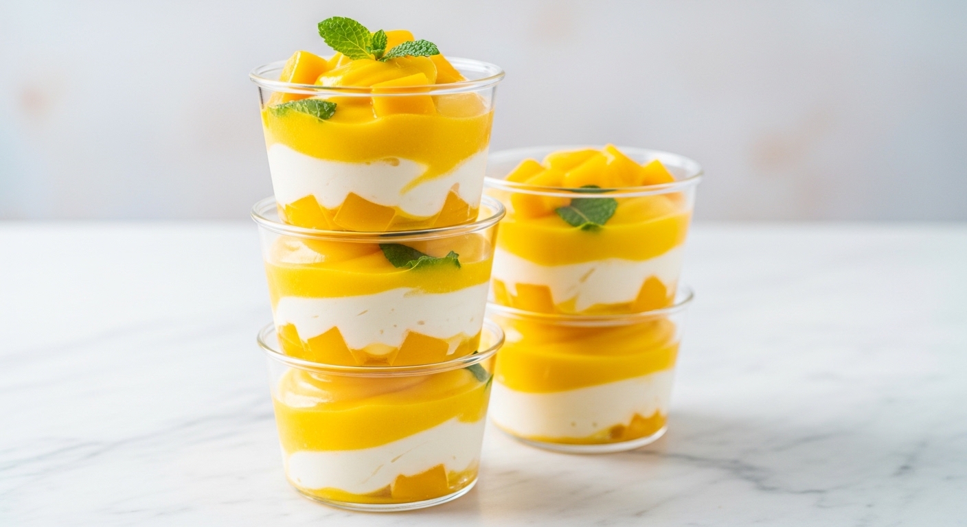Frozen Mango Yogurt Cups: A Creamy, Refreshing Dessert You’ll Crave Every Summer