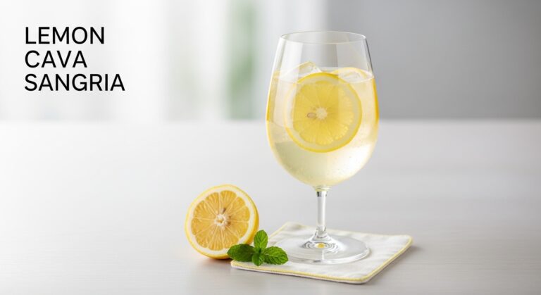 Lemon Cava Sangria: A Refreshing Spanish Twist on a Summer Favorite