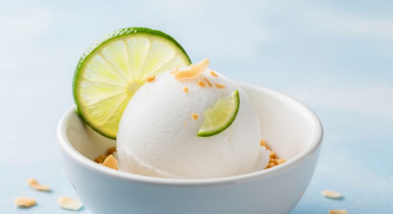 Frozen Coconut Lime Sorbet: A Zesty, Creamy Summer Treat That’s as Refreshing as It Is Easy to Make