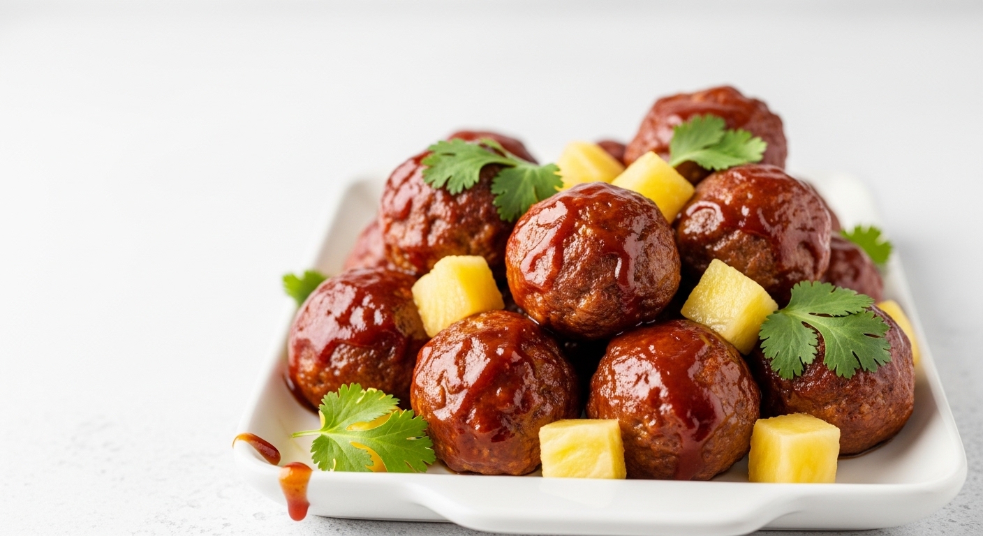 Pineapple BBQ Meatballs: The Sweet-Savory Sensation That’s Taking Summer Parties by Storm