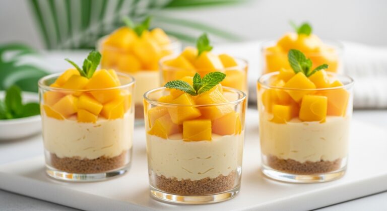 Tropical Mango Cheesecake Cups: A Creamy Summer Treat in a Cup