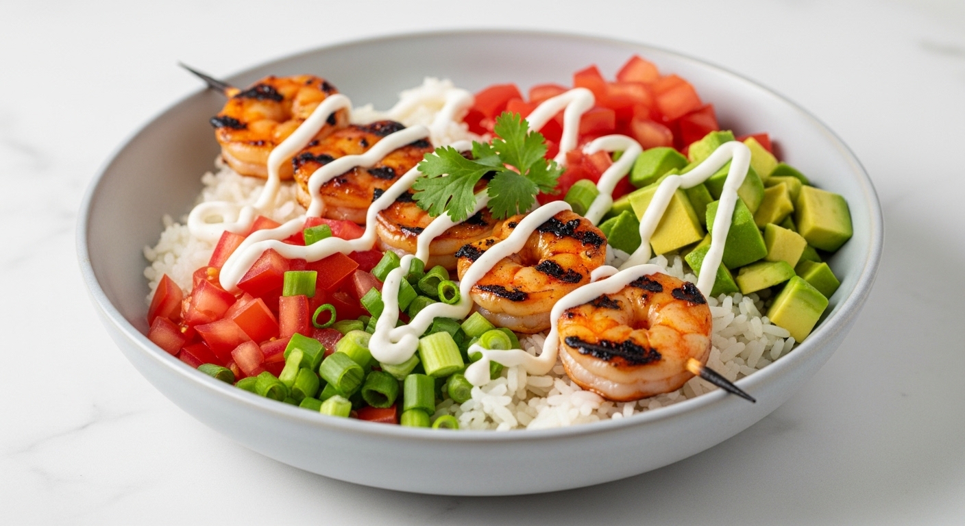 BBQ Ranch Shrimp Rice Bowls – A Flavor Explosion in Every Bite