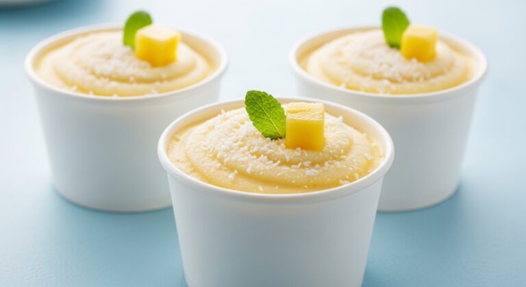 Frozen Pineapple Coconut Cups: A Tropical Escape in Every Bite