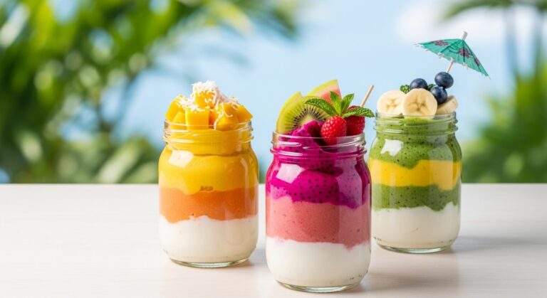 Tropical Smoothie Parfaits: The Perfect Summer Treat in a Glass