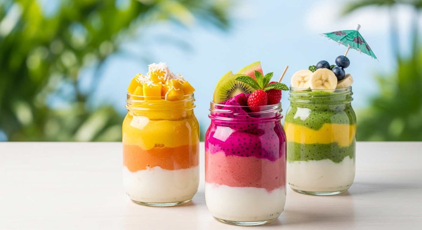 Tropical Smoothie Parfaits: The Perfect Summer Treat in a Glass