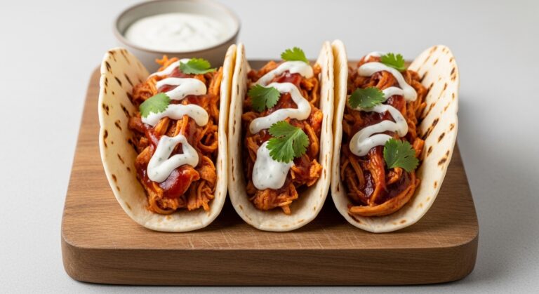 BBQ Ranch Chicken Tacos: Smoky, Creamy, and Irresistibly Juicy