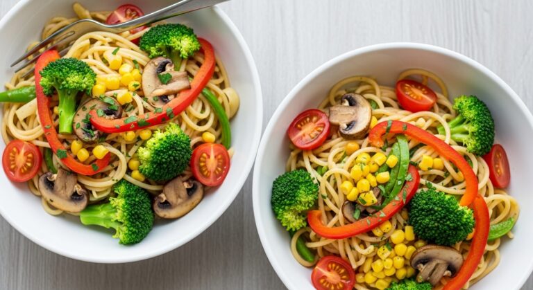 Garlic Butter Veggie Pasta Bowls: A Creamy, Comforting One-Pot Wonder
