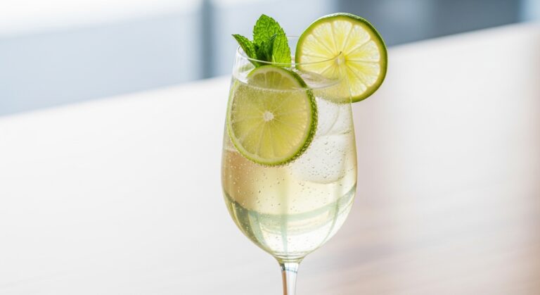Discover the Refreshing Elegance of a Lime Riesling Spritz