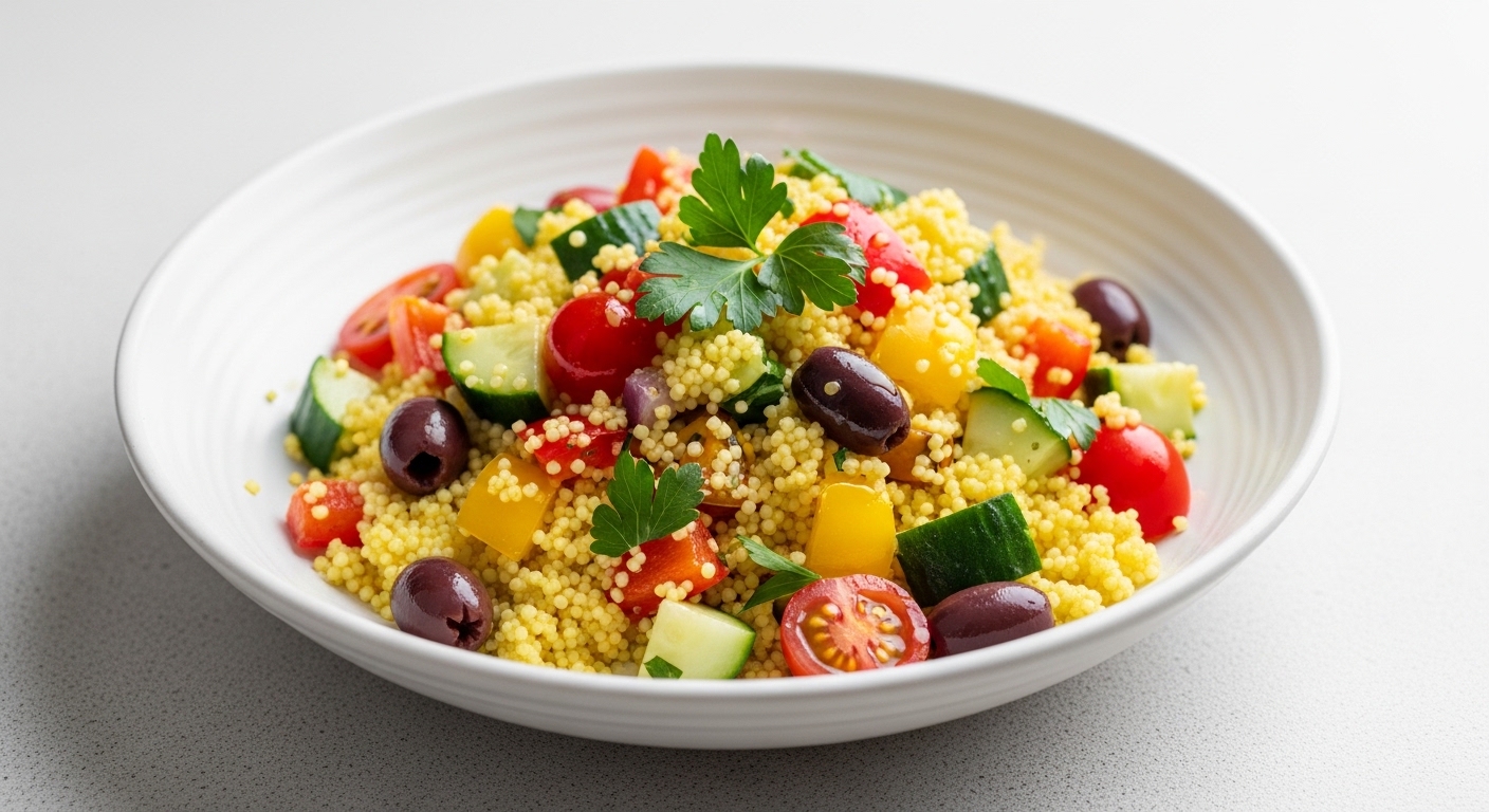 Mediterranean Veggie Couscous: A Fresh, Flavorful, and Effortless One-Pot Wonder Mediterranean Veggie Couscous: A Fresh, Flavorful, and Effortless One-Pot Wonder