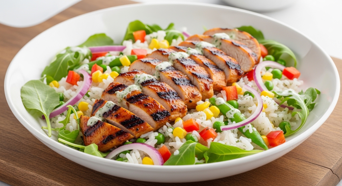 BBQ Chicken Veggie Rice Salad: A Smoky, Flavor-Packed Meal That Satisfies Every Craving