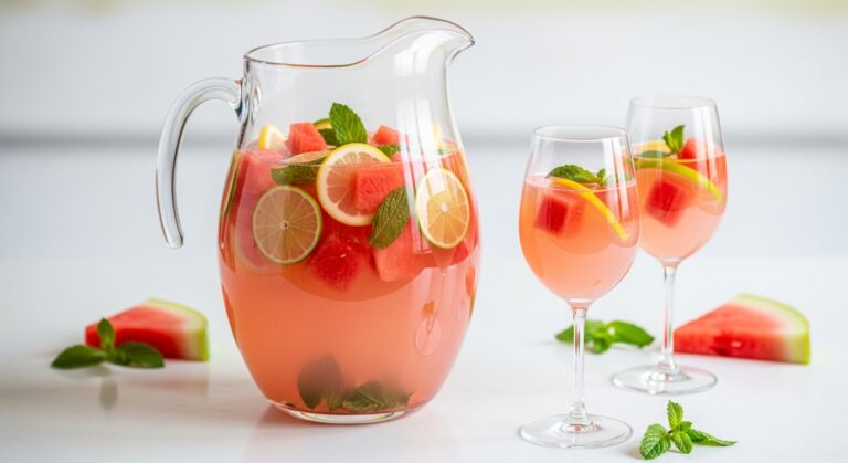 Watermelon Chardonnay Sangria: A Refreshing Summer Sipper That’s Easy, Elegant, and Instagram-Worthy