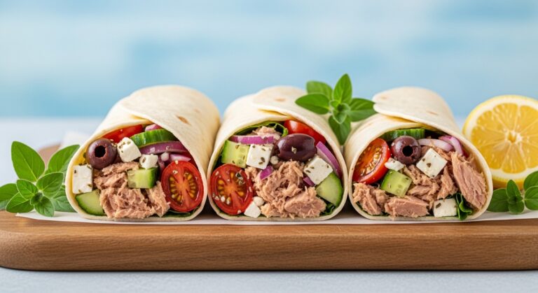 Mediterranean Tuna Wraps: A Fresh, Flavorful Lunch You’ll Crave
