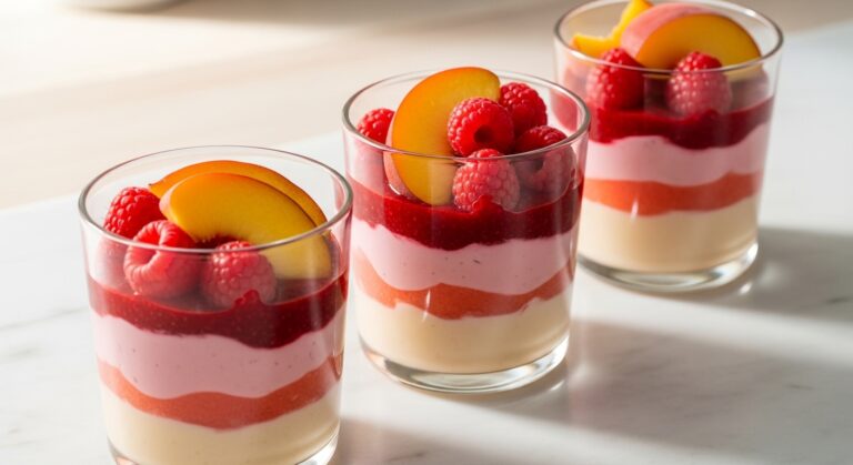 Peach Raspberry Yogurt Cups: The Perfect Balance of Sweet, Tart, and Creamy