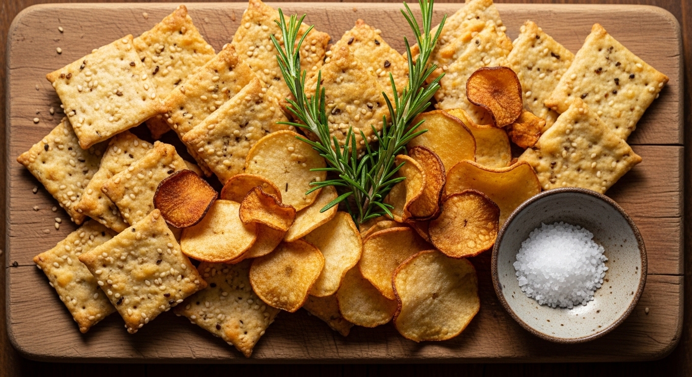 Homemade Crackers & Crispy Bites: The Snack You Need Tonight