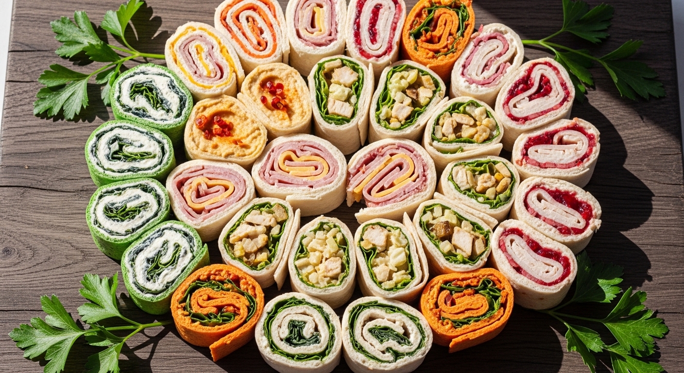 Easy Wrap and Pinwheel Appetizers for Parties