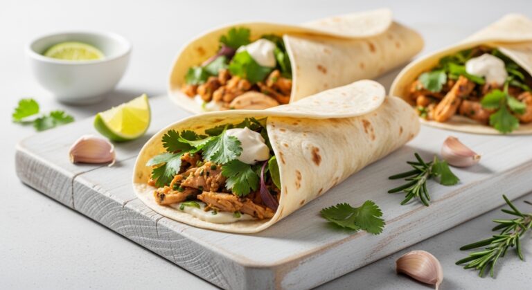 Garlic Herb Chicken Taco Wraps: A Flavor-Packed Twist on Your Favorite Comfort Food