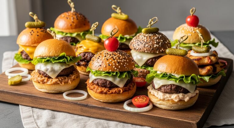 Easy Sliders and Mini Burgers for Parties – Quick, Fun & Delicious!