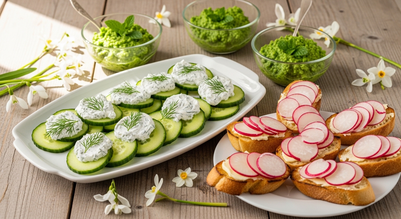Spring in a Bite: Light & Fresh Appetizers to Brighten Your Gatherings