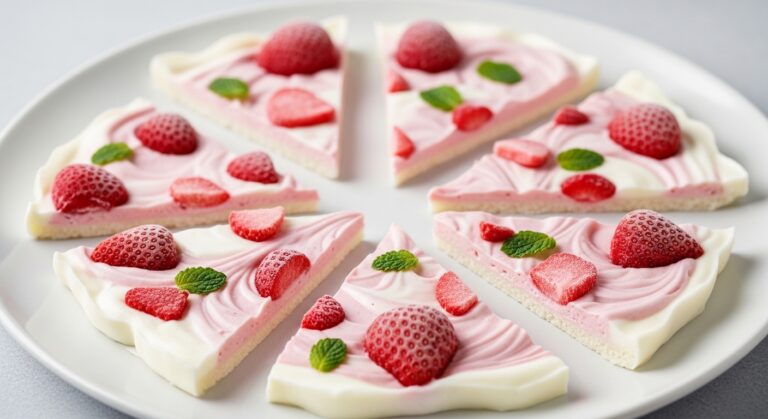 Frozen Strawberry Yogurt Bark: The Ultimate Healthy Dessert Craving Solved