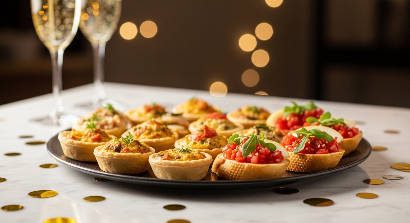 Easy Appetizers for New Year’s Eve Parties – No Stress, Just Flavor!