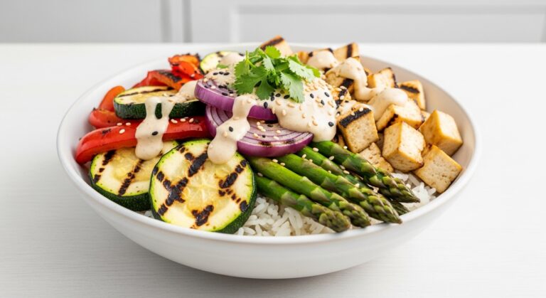 Grilled Veggie Rice Bowls: A Smoky, Colorful, and Wholesome Meal That’s Ready in Minutes
