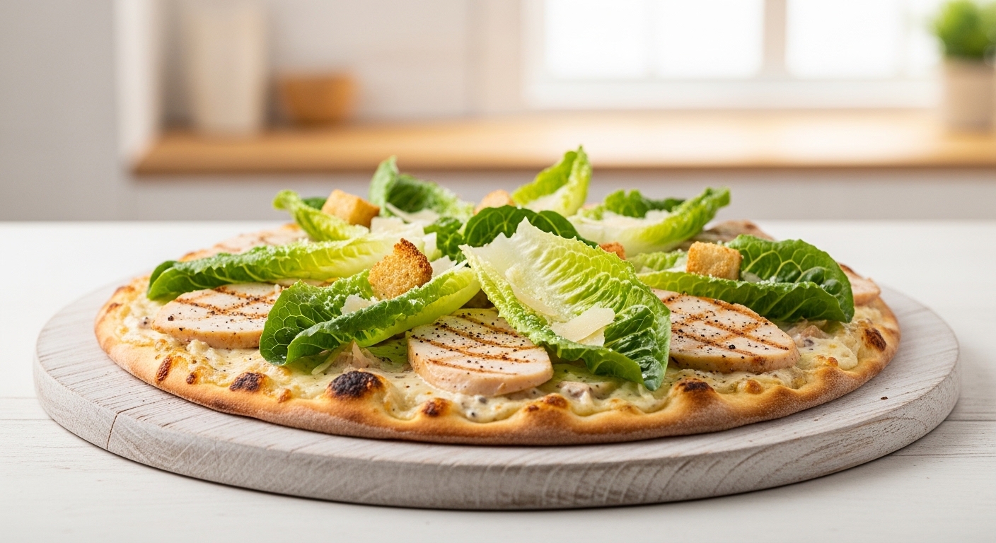 Grilled Chicken Caesar Pizza: The Ultimate Fusion of Fresh & Flavorful